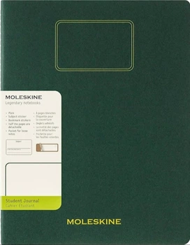 Зошит Moleskine Cahier Student XXL 21,6 х 27,9 см нелінований миртовий зелений