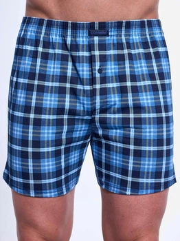 Трусы шорты мужские хлопковые Cornette 008-317 Comfort B25 3-5XL 5XL Синие (5902458258857)