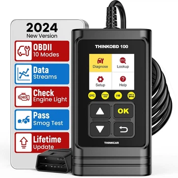 Сканер OBD2, Thinkcar THINKOBD 100 — считыватель автомобильных кодов OBD2/EOBD Черный