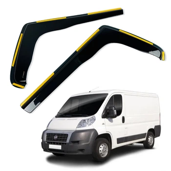 Дефлекторы окон (ветровики) для Fiat DUCATO / BOXER / JUMPER 3 2006+ вставные (HAWK)