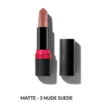 Увлажняющая матовая губная помада Avon Ультра Нюд и блюз/Nude Suede