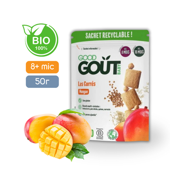 Натуральное печенье Good Gout BIO Манговые подушечки 8 месяцев, 50 г