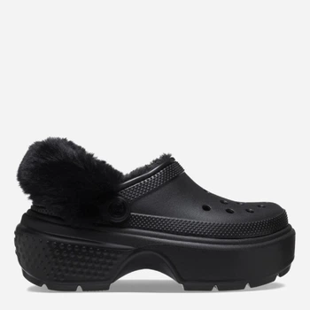 Жіночі крокси утеплені Crocs Stomp Lined Clog Blk 208546-001 33-34 (M2/W4) 20 см Чорні (196265426072)