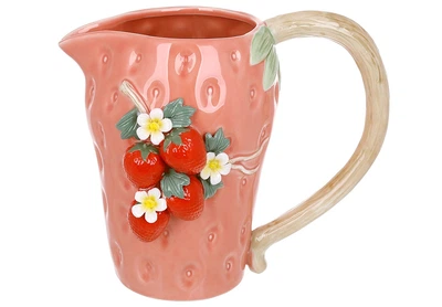 Ваза - кувшин фарфоровый Strawberry 26*17*22.5 см 457-357