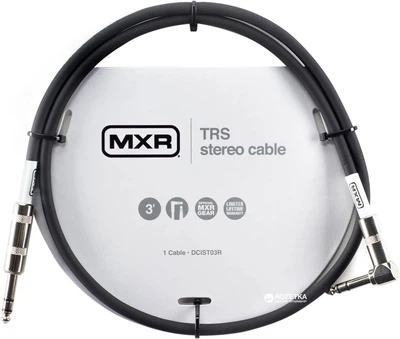 Инструментальный патч-кабель Dunlop DCIST03R MXR TRS Stereo Cable 1 м Black