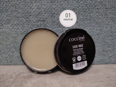 Крем воск бесцветный для кожаной обуви Coccine shoe wax 40мл 55/32/40/01