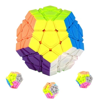 Кубик головоломка Megaminx Мегамінкс без наклейок дванадцятикольоровий