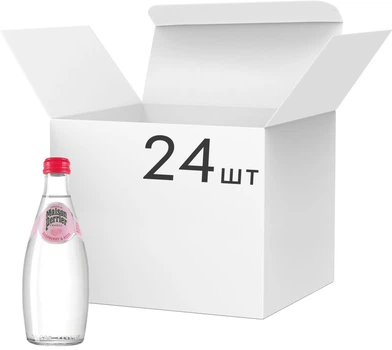 Упаковка газированной воды Maison Perrier Raspberry-Rose 0.33 л х 24 шт (8445291613652)
