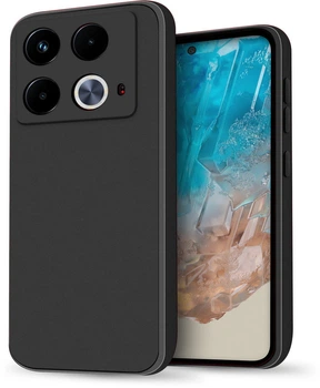 Силиконовый чехол HardCorner Infinix Note 40 (с микрофиброй) Black (41163-2B)