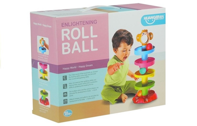Sorter edukacyjny dla malucha LEAN Toys z małpką 2404 (5904665997659)