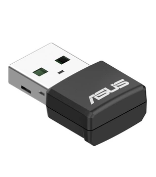 Беспроводной адаптер WiFi 6 USB, дводиапазонный, 1800 Мбит/с, поддержка WPA3, черный