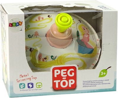 Дзига LEAN Toys Rapunzel Metal Yellow 10054 (5904204759113)