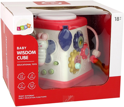 Kostka edukacyjna dla niemowląt LEAN Toys z wesołymi melodiami i światłami 15142 (5905515355261)