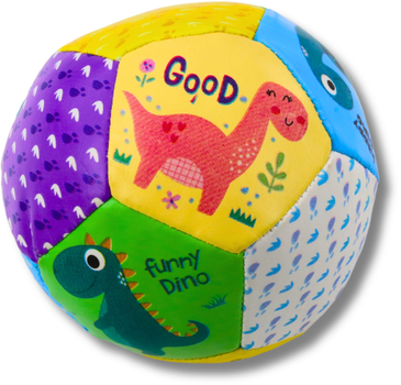 Zestaw miękkich piłek LEAN Toys z dinozaurami 9 cm 3 szt 22861 (5905991052104)