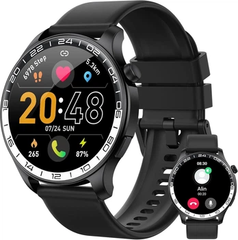 Смарт-годинник Fempoin T10 Pro Black — універсальний розумний годинник із AMOLED-екраном, дзвінками та фітнес-функціями