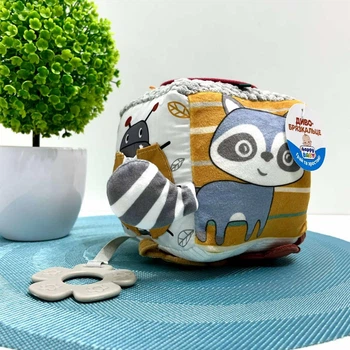 Погремушка Limo Toy Бизикуб плюшевая (9393A)