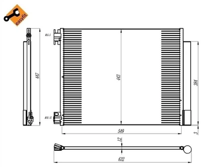 Конденсатор кондиционера NRF (350393)