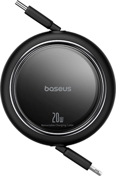 Kabel Baseus Free2Pull USB Type-C - Lightning 1 m 20 W Black (AT6932172661359)