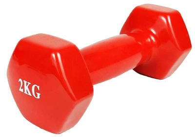 Гантель для фітнесу 2.0 кг EasyFit з вініловим покриттям EF-0020