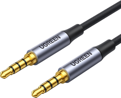 Kabel Ugreen AV183 mini jack 3.5 mm - mini jack 3.5 mm 1 m Szary (AT6957303816484)