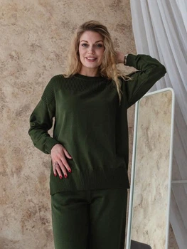 Джемпер женский ARTKNIT Katrin 2XL Олива (2251948328017)