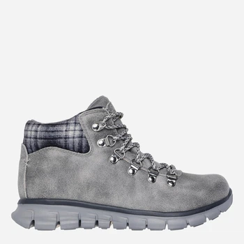 Женские демисезонные ботинки низкие Skechers Synergy-Plaid Mood 167939 CCL 36 (6US) 23 см Серые (197976599383)
