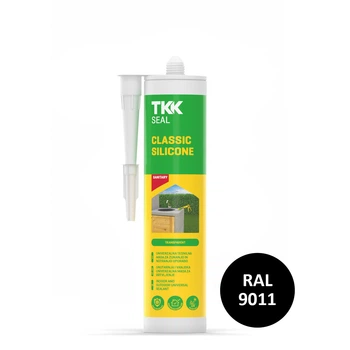 Силікон санітарний класичний Чорний TKK CLASSIC SANITARY 280 мл