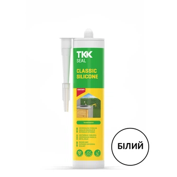 Силікон санітарний класичний Білий TKK CLASSIC SANITARY 280 мл