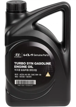 Моторное масло Mobis Hyundai KIA Turbo SYN Gasoline 4л
