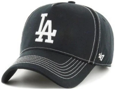 Кепка MVP 47 Brand LOS ANGELES DODGERS CONTRAST S чорний Унісекс One Size