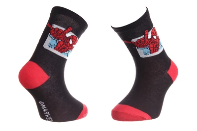 Носки SPIDER MAN SPIDERMAN DS CARRE черный Дети 19-22, арт.43890147-2