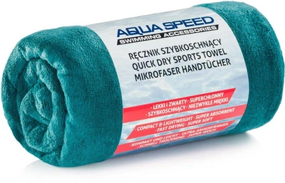 Полотенце Aqua Speed DRY SOFT 7325 изумрудное Уни 70x140 см