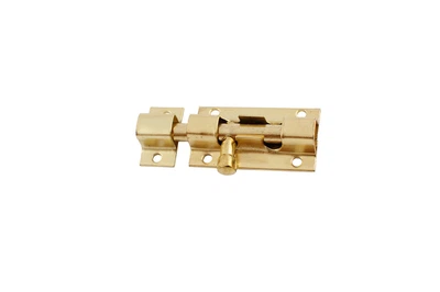 Шпингалет FZB квадрат маленький РВ (золото) (01-39-001)