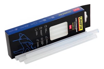 Стрижень клейовий Unifix - 11 x 200мм прозорий (12шт)