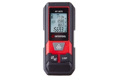 Лазерный дальномер Intertool 20м для измерений с точностью до 2мм лазерная рулетка для строителей (IT-DR_11N)