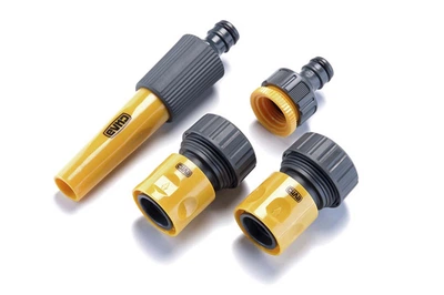 Набор для полива Сила - 1 насадка x 1 адаптер 1/2" x 3/4" x 2 коннектора 3/4" (4шт) (551286)