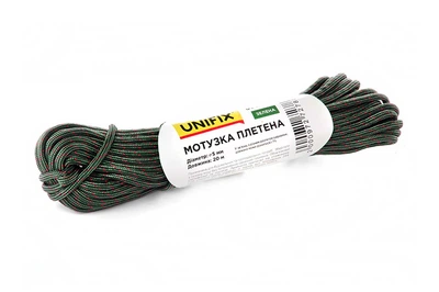 Веревка плетеная Unifix 5мм x 20м зеленая