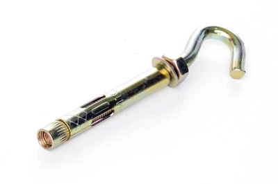 Анкер однораспорный с гайкой C-крюк Apro 10 х 80мм x М8 (5шт) (CLRC0810080)
