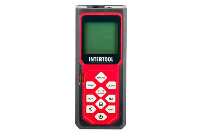 Лазерный дальномер Intertool 40 м измеритель расстояния с подсветкой дисплея и пузырьковым уровнем (IT-DR_11N)