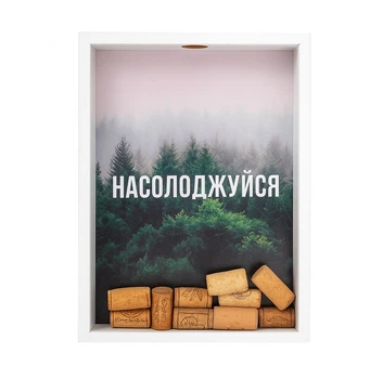 Копилка для винных пробок Enjoy 30.5x21x5 White (124557)