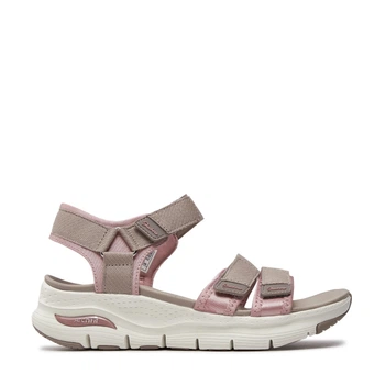 Жіночі сандалі Skechers Arch Fit Fresh Bloom Taupe/Pink 43 Бежевий 119305-TPPK
