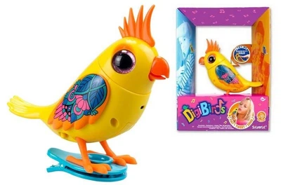 Интерактивная птичка DIGIBIRDS II - КАКАДА (88601) 50 мелодий, клипса