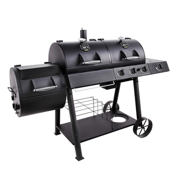 Комбінований гриль-коптильня Oklahoma Joe’s Longhorn Combo Charcoal/Gas Smoker & Grill