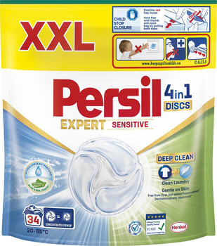 Wkłady do prania Persil 4in1 Discs Expert Sensitive Deep Clean 34 szt. (9000101801804)