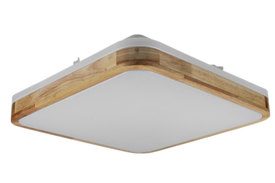 Стельовий світильник Vestum GLOW матовий 60W 391*391*65мм 3000К-6500К з ДК акація