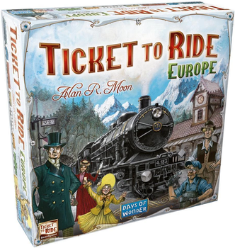 Gra planszowa Days of Wonder Ticket to Ride: Europe (edycja angielska) (824968717929)