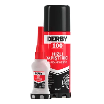 Миттєвий контактний гелевий клей з активатором DERBY 100+27 Туреччина