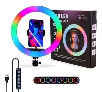 Кольцевая светодиодная лампа RGB MJ30 30 см 30 Вт дистанционное управление