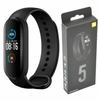 Фитнес-браслет Smart Band M5 стильный дизайн amoled экран bluetooth 5.0
