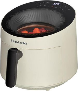 Мультипіч Russell Hobbs Satisfry Panoramic- 1500Вт, чаша-5л, сенсорне управл., 10 авто. програм, пластик/скло, кремовий (27421-56)